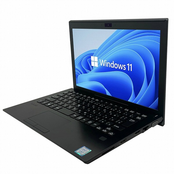 ノートパソコン 中古 SONY VAIO VJPF11C12N Windows11 64bit WEBカメラ HDMI Core i7 8550U メモリ8GB SSD256GB 無線LAN フルHD 133121
