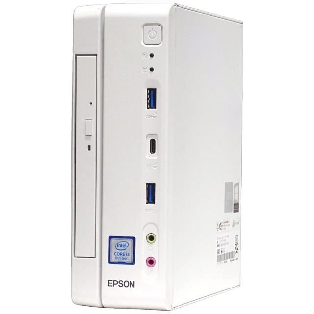 デスクトップパソコン 中古 EPSON Endeavor ST190E 超小型デスク 単体 Windows11 64bit HDMI Core i5 8500T メモリ8GB SSD256GB 1235118