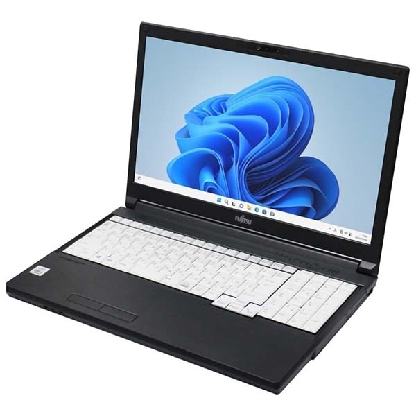ノートパソコン 中古 富士通 LIFEBOOK A5510/FX Windows11 64bit WEBカメラ HDMI テンキー Core i3 10110U メモリ8GB SSD250GB 無線LAN A4サイズ 1406743