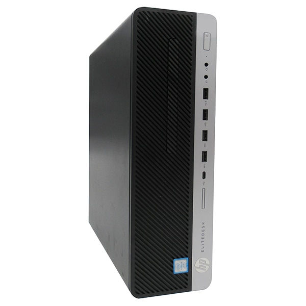 デスクトップパソコン 中古 HP EliteDesk 800 G4 SFF 訳あり品 単体 Windows11 64bit Core i7 8700 メモリ8GB SSD256GB（M.2-NVMe）+HDD500GB 1235711