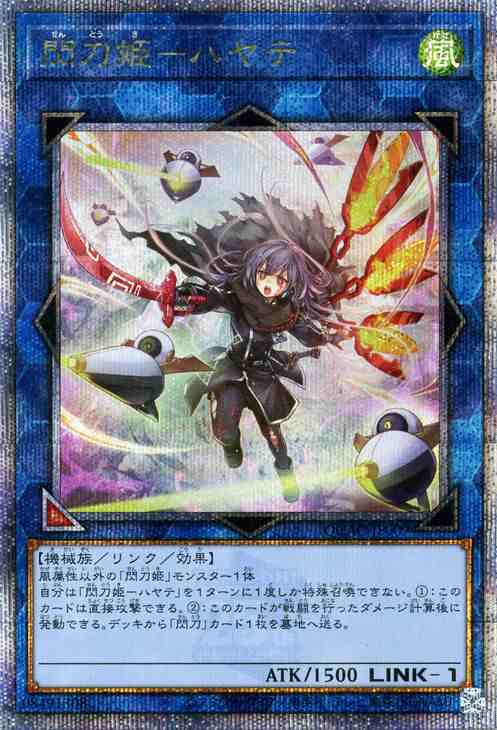 年末のプロモーション 遊戯王カード シークレット 閃刀姫−ハヤテ(新規イラスト)(25th 遊戯王OCG デュエルモンスターズ