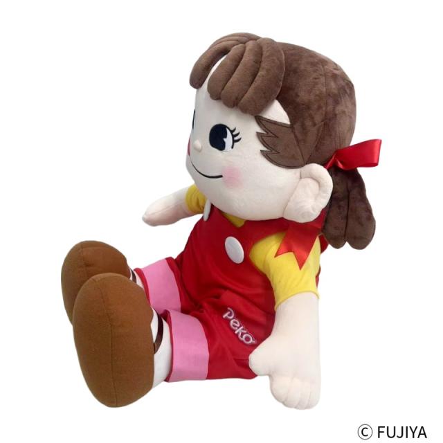 不二家 公式 ペコちゃん ぬいぐるみ グランサイズ ペコ ぺこちゃん