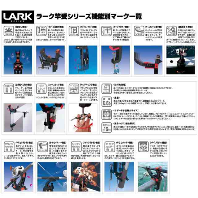 第一精工 ラークDX 16号 / 竿受け 第一精工 ラーク 船 【釣具 釣り