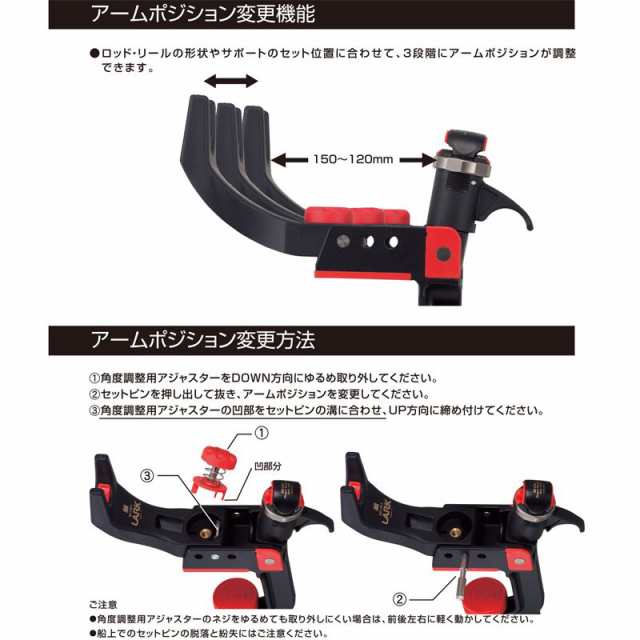 第一精工 ミニラーク・タイプS / 竿受け 第一精工 ラーク 船の通販はau