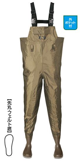 阪神素地　CW-406 チェストハイウェーダー 先丸 28cm 阪神素地 CW-406 チェストハイウェーダー 先丸 28cm