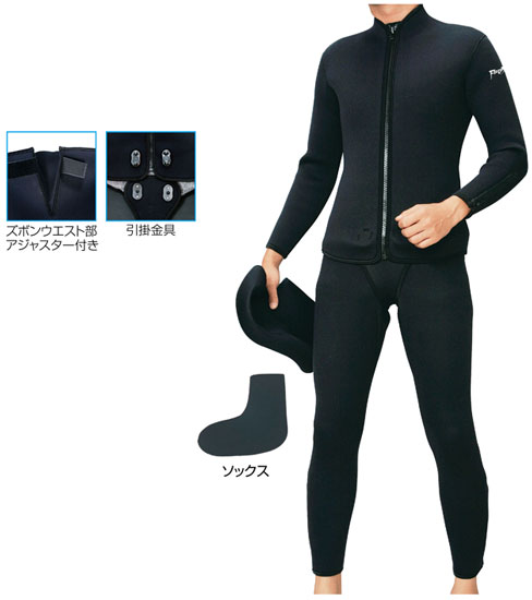 阪神素地 WS-130 ウエットスーツ SB　【釣具　釣り具】