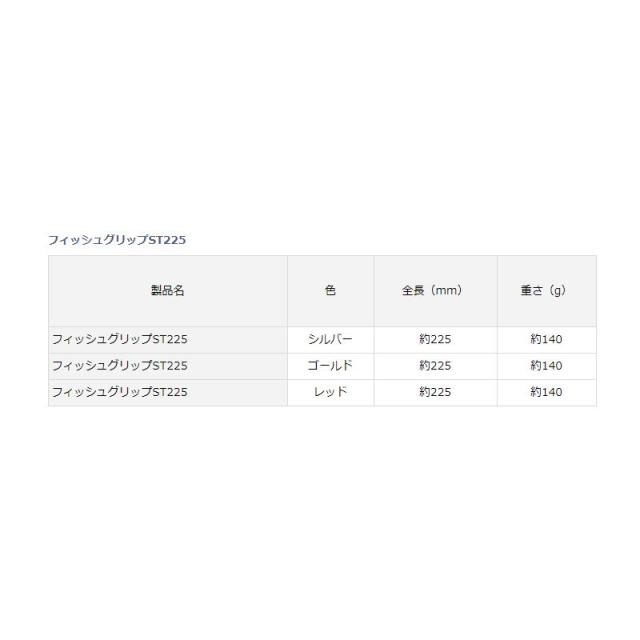 ダイワ フィッシュグリップ ST225 シルバー / 魚つかみ ステンレス_4