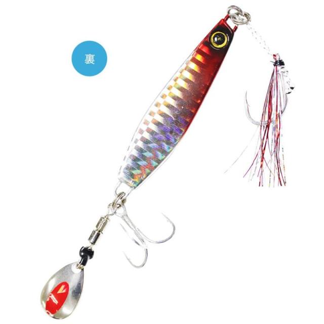 ハヤブサ ジャックアイ マキマキ 30g 08 流血シルバー