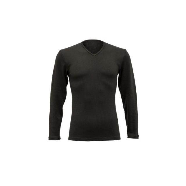 リベルタ ThermOne メンズ Vネック長袖インナー ブラック M / 防寒インナー サーモワン　　【釣具　釣り具】