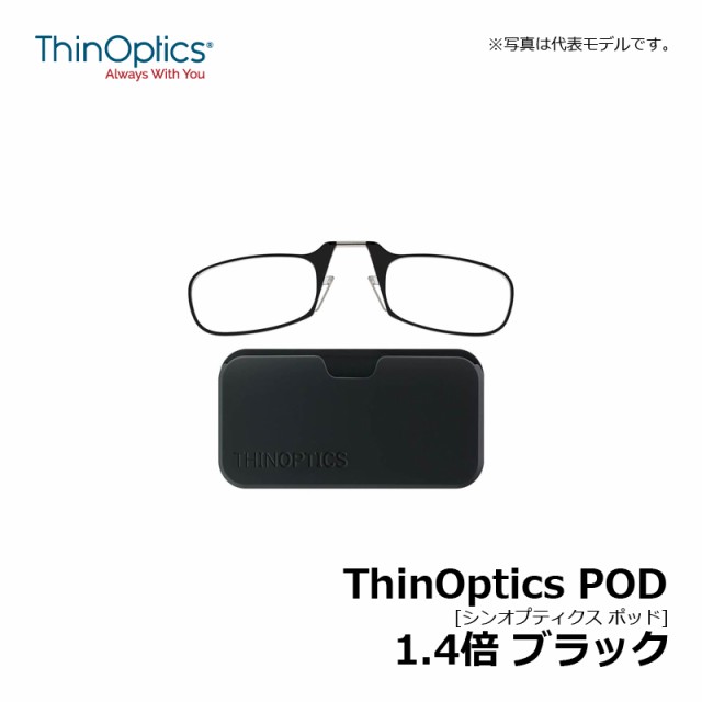 Thin Optics 拡大鏡 ルーペ 眼鏡 めがね メガネ 厚さ2mm 重量2.5ｇ ポリカーボネートレンズ 耐久性 折りたたみ