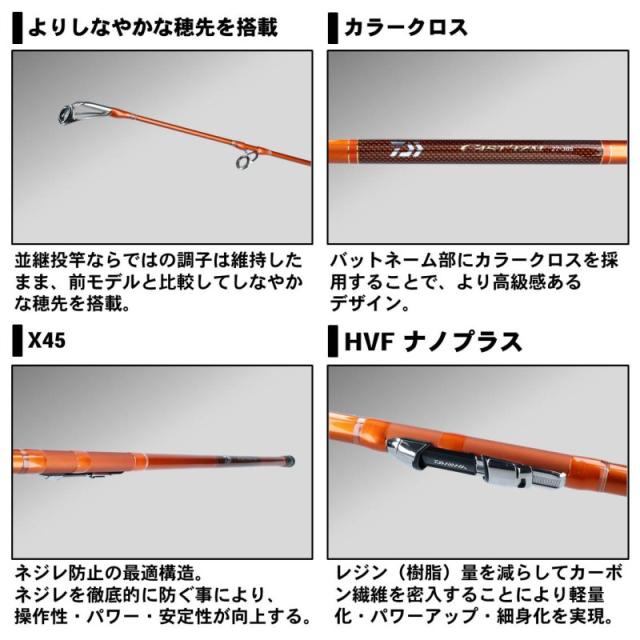ダイワ キャスティズム 20号-385 R / 投竿 並継ぎ 【公式通販】