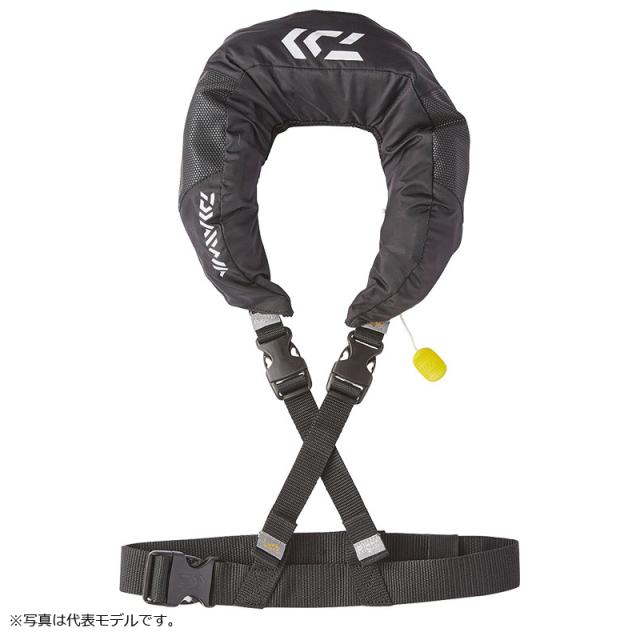 ダイワ DF-2520 ショートライフジャケット(ネックタイプ手動膨脹式) フリー ブラック / ライフジャケット 手動膨張　【釣具　釣り具】