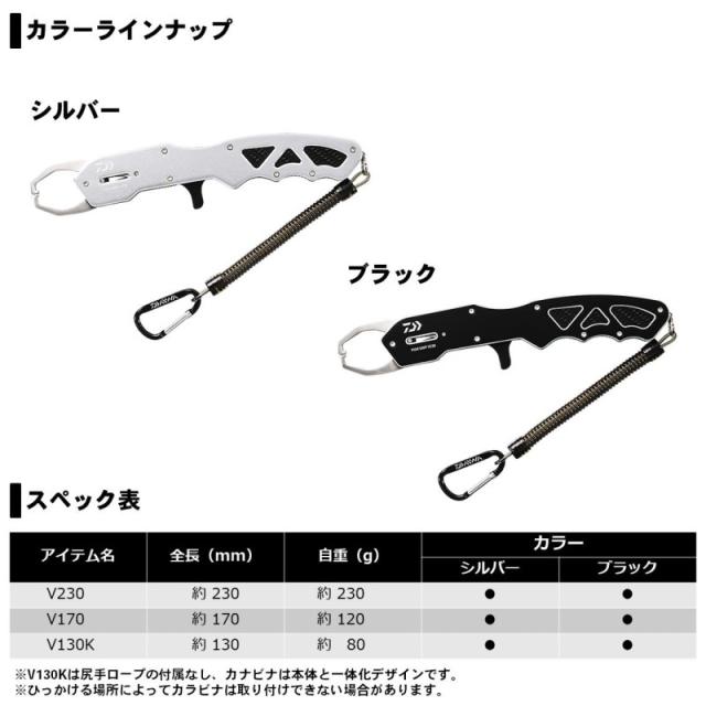 ダイワ(Daiwa) フィッシュグリップV 230 ブラック / 魚バサミ 【釣具 釣り具】の通販はau PAY マーケット -  釣具のFTO/フィッシングタックルオンライン