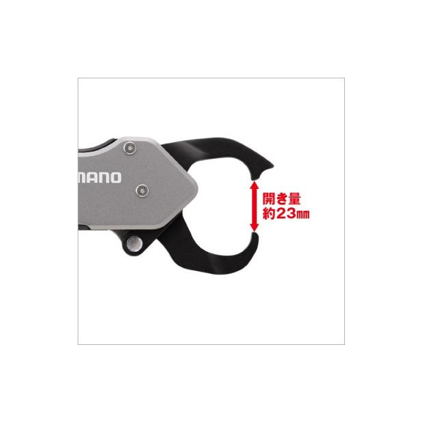 SHIMANO - SHIMANO フィッシュグリップ R UE-302T ダークシルバー シマノ フィッシュグリップR UE-302T ダークカラー (フィッシュ
