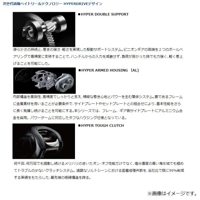 ダイワ TATULA TW 400L　/ベイトリール バスリール 左巻き_7