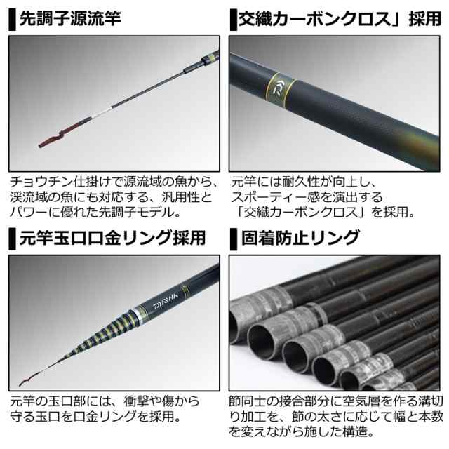 ダイワ 源弓 硬調53・N 【釣具 釣り具】 渓流竿
