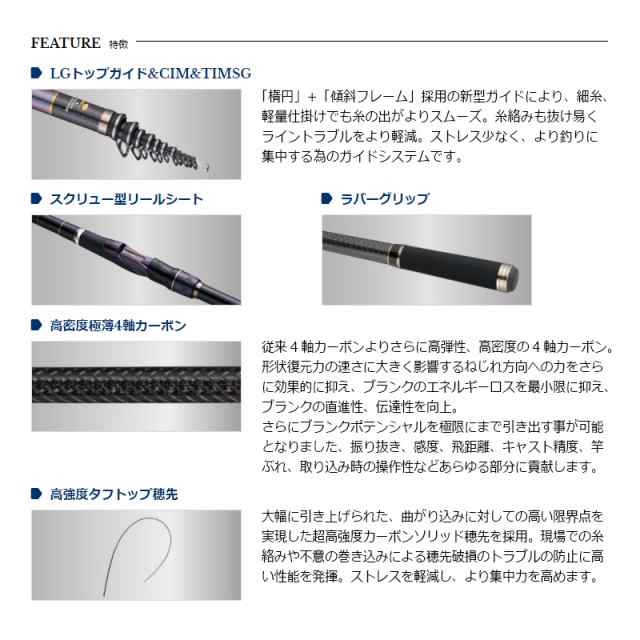 宇崎日新 ZEROSUM X4 継承 2号 530　/ ゼロサム磯 磯竿｜au PAY マーケット