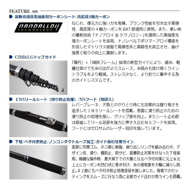 宇崎日新 ZEROSUM 磯 競技 CIM 5005　/ ゼロサム磯 磯竿　【釣具　釣り具】_2