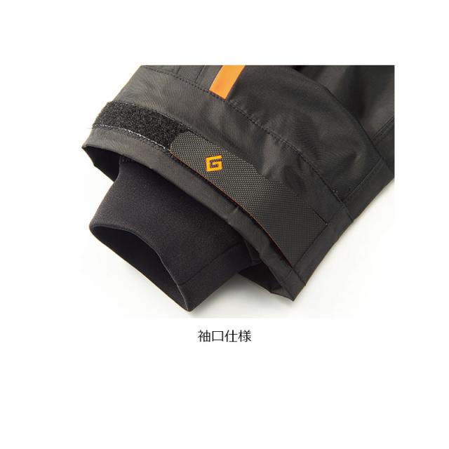 がまかつ GM-3530 フィッシングレインスーツ ブラック/オレンジ S　　【釣具　釣り具】_8