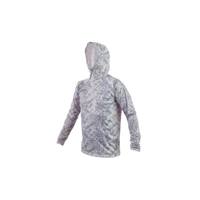 がまかつ(Gamakatsu)　LE4005 ドライコンフォートフーディー M ホワイト　　【釣具　釣り具】の通販は 5,225円