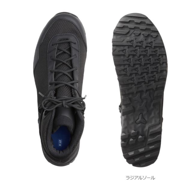 シマノ FH-017U ドライライトシューズ ブラック 26.0cm