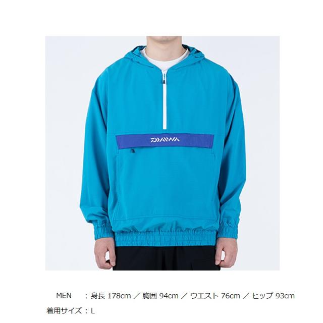 ダイワ(Daiwa) DE-6721 ジップアップフーディーメッシュシャツ