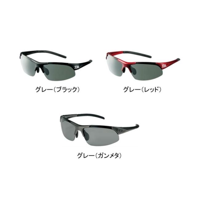 ダイワ DN-4022H ポリカーボネイト変色調光偏光グラス グレー (レッド