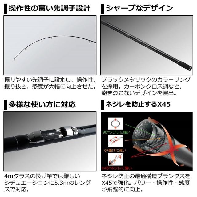 ダイワ ロングサーフ T 27-530・Y 【釣具 釣り具】の通販はau