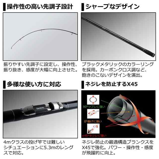 ダイワ ロングサーフ T 33-530・Y 【釣具 釣り具】の通販はau