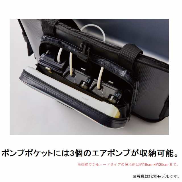 がまかつ GM2546 クールトーナメントバッグ (GAMAKATSU) 25L ブラック