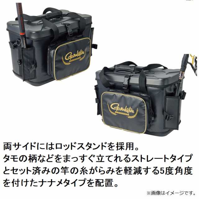 がまかつ GM2546 クールトーナメントバッグ (GAMAKATSU) 25L ブラック