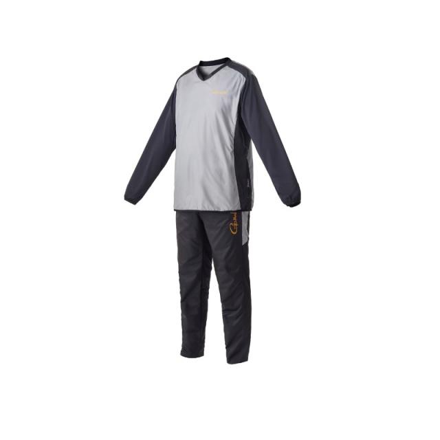 がまかつ GM3627 ピステスーツ グレー/ブラック S　　【釣具　釣り具】