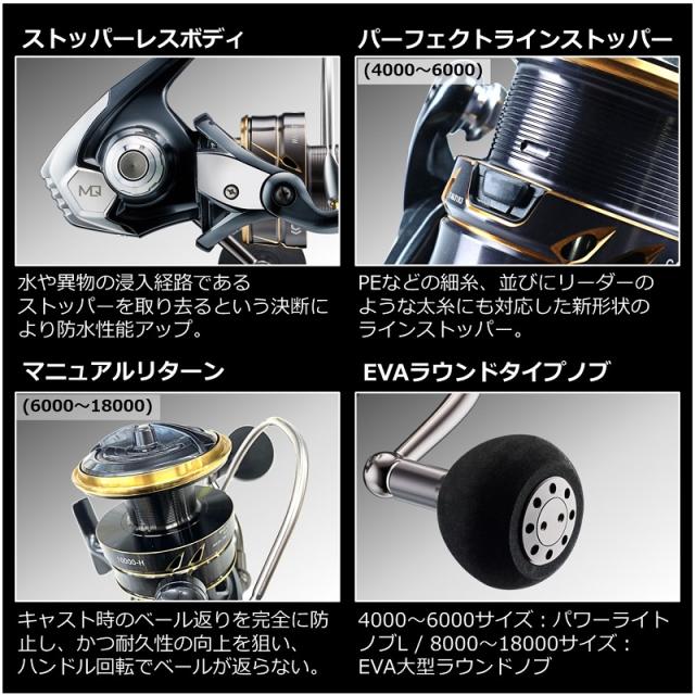 ダイワ 22カルディアSW 10000-H / スピニング リール【公式通販】