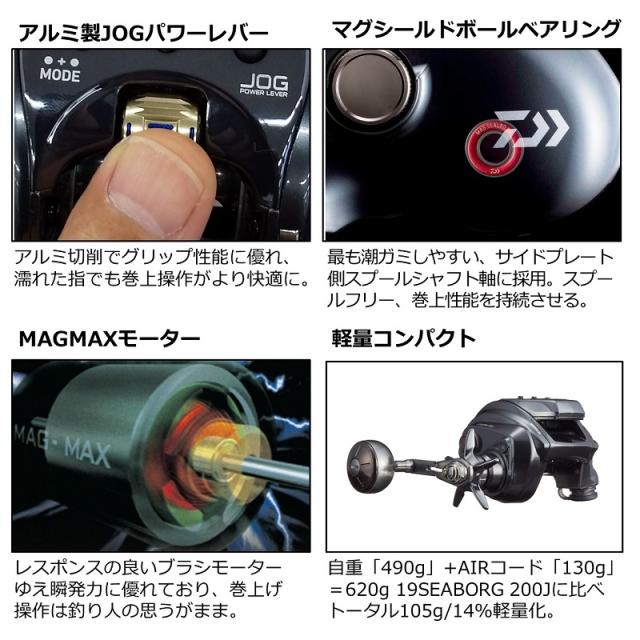 ダイワ 22シーボーグ 200J　/ 電動リール 右巻_8