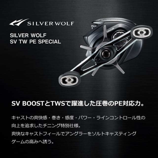 ダイワ シルバーウルフ SV TW 1000XH PE SPECIAL / チニング ベイト