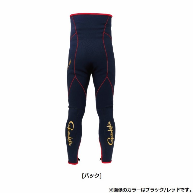 がまかつ GM5820 鮎タイツ(2mm) L ブラック/ゴールド 【釣具
