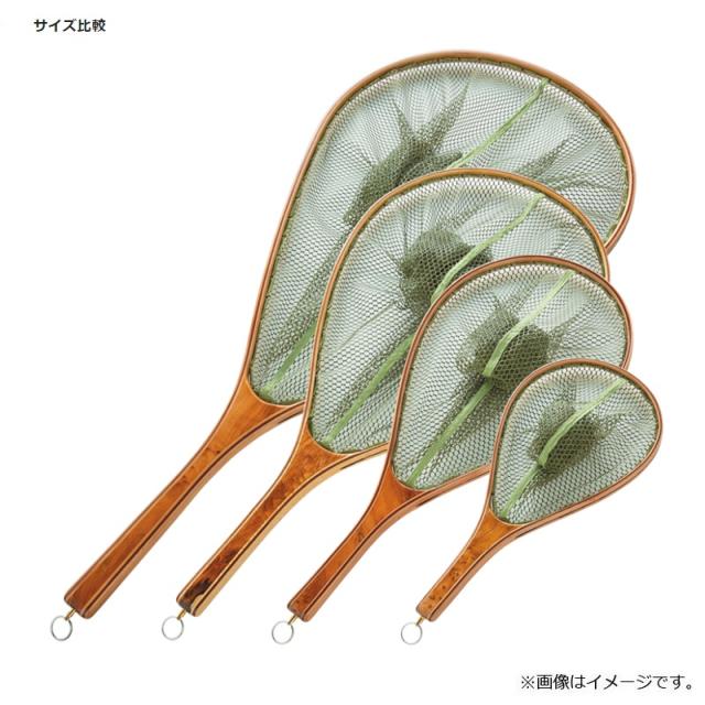 バレーヒル ハンドメイドリリースネット S 40cm オリーブ 【釣具 釣り