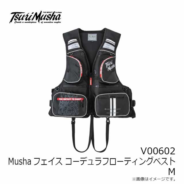 釣武者 V00602 Mushaフェイスコーデュラフローティングベスト M 【釣具 釣り具】の通販はau PAY マーケット - 釣具のFTO  フィッシングタックルオンライン | au PAY マーケット－通販サイト