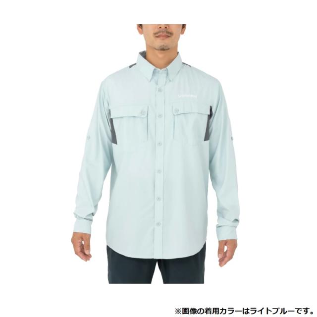 シマノ SH-000V プレステージ シャツ WM ライトブルー 【釣具