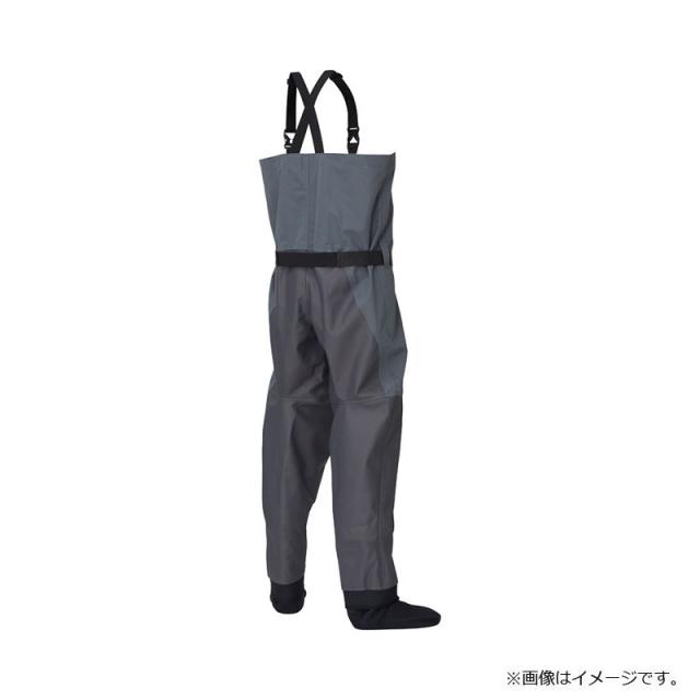 防水透湿ウェーダー ダイワ ダイワスーパーブレスストッキングウェーダーネオ SBW-3050S-NE(ソックス先丸) L グレー ダイワ スーパーブレスストッキングウェーダーM ダイワ：防水透湿素材