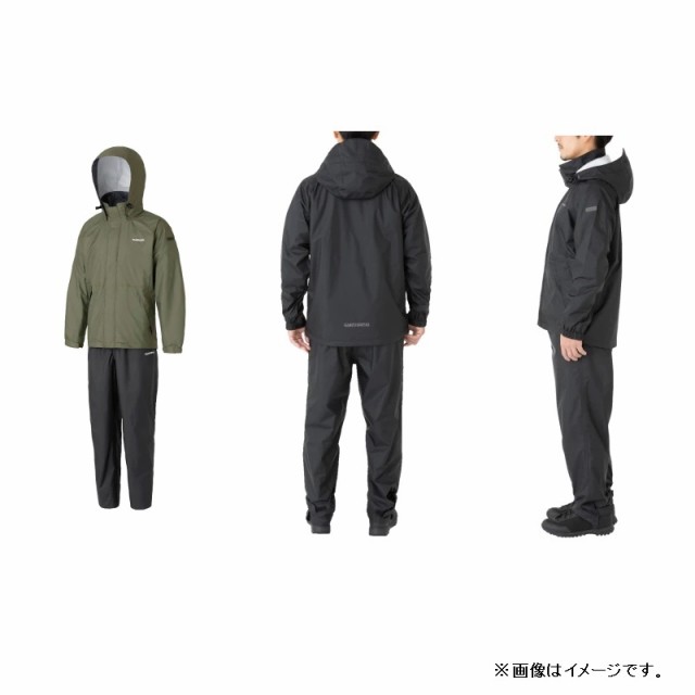 シマノ RA-027Q DS ベーシックスーツ M カーキ 【釣具 釣り具】
