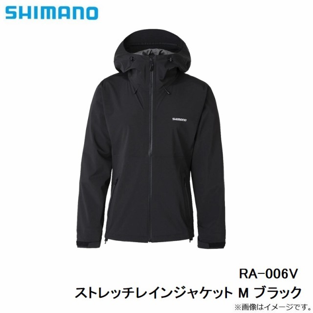 シマノ RA-006V ストレッチレインジャケット M ブラック　【在庫限り特価】　【釣具　釣り具】