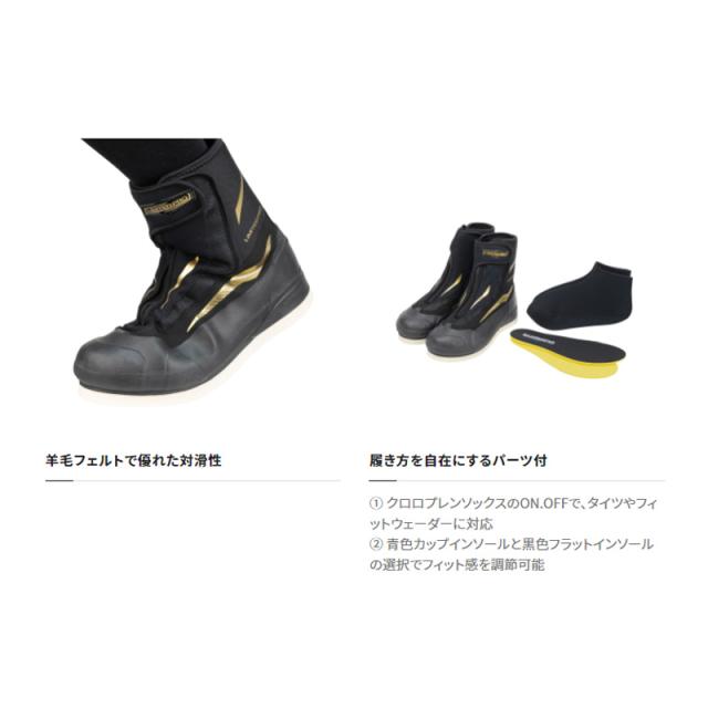 シマノ FS-500V リミテッドプロ アユシューズ 羊毛フェルト 28.0cm ブラック