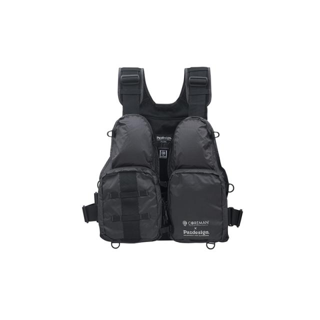 パズデザイン スーパーライトベスト SLV-024 ガンメタ F コアマン