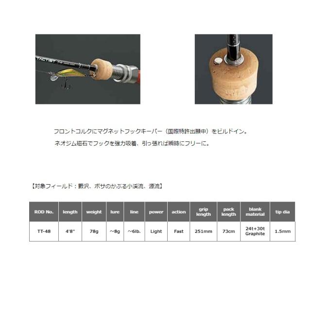 スミス トラウティンキャスト タクティスト TT-48
