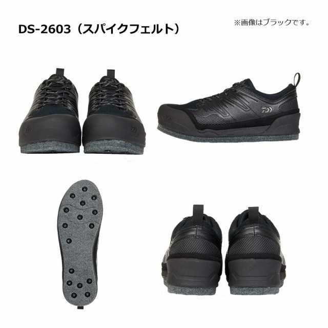 ダイワ・磯靴 張り替えよ DSー2103(スパイクソール) ブラック