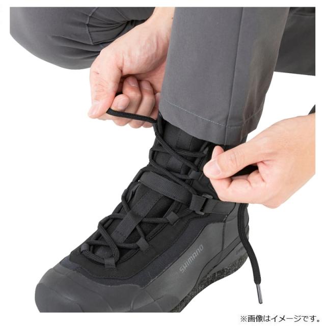 シマノ FS-010V ロックショア ウェットブーツ カットラバーピンフェルト 28.0cm ブラック
