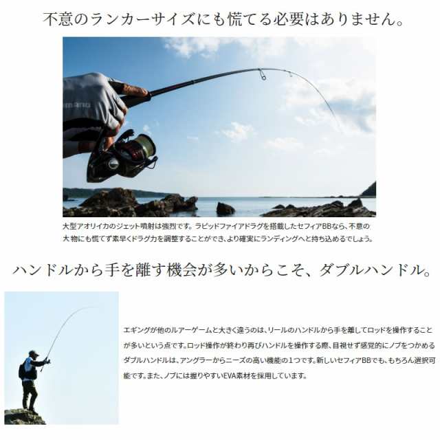 シマノ 22セフィアBB C3000S / スピニングリール エギング
