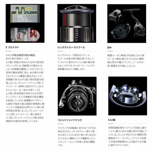 シマノ 22セフィアBB C3000S / スピニングリール エギング