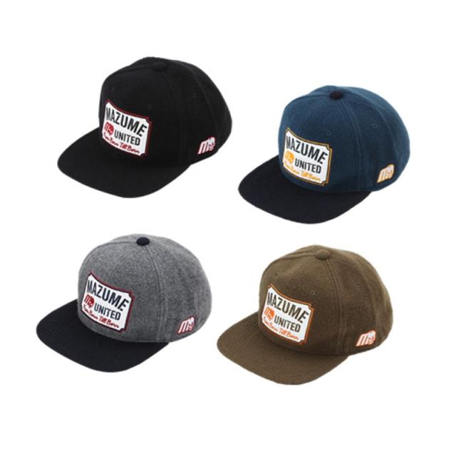 オレンジブルー MZCP-568 mazume フラットキャップ オールドエンブレム